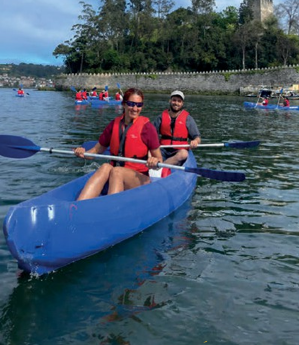 Descenso en canoa por el Nalón