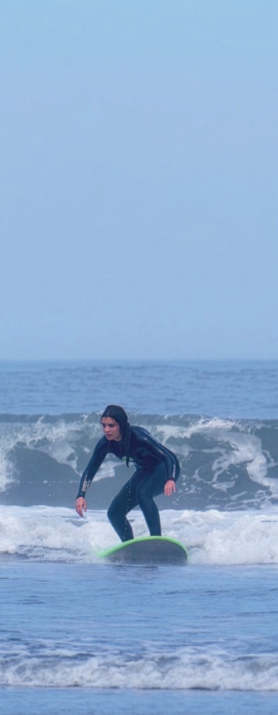 Bautismo y fin de semana de surf en Los Quebrantos